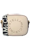 Stella Mccartney Stella Logo Mini Vegan Leather Cross-body Bag In White