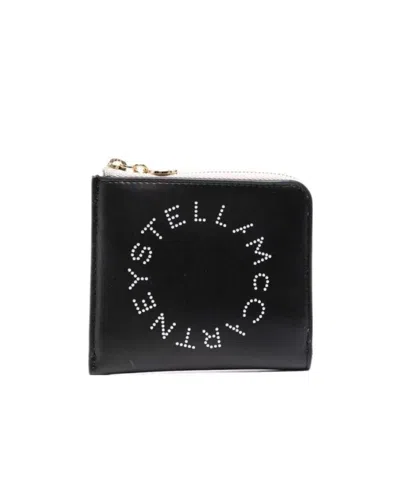 Stella Mccartney Stella Logo Cardholder In Black