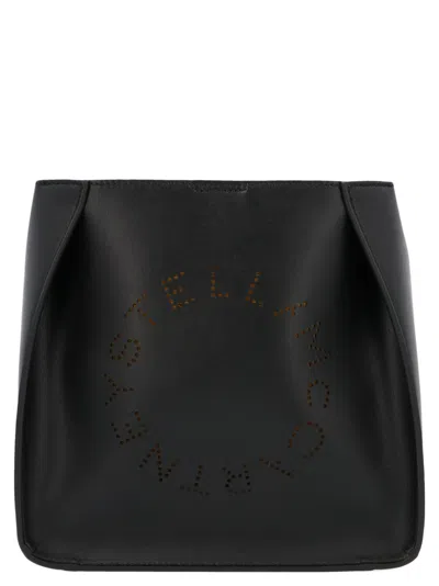 Stella Mccartney Stella Logo Crossbody Bags In Black