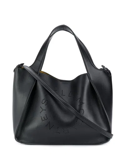 Stella Mccartney Stella Logo Crossbody Tote Bag In Black