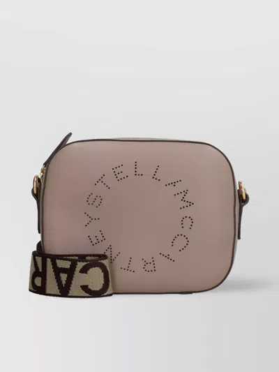 Stella Mccartney Stella Logo Perforated Bag In Cream