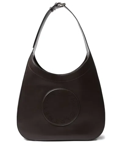 Stella Mccartney Stella Logo Shoulder Bag In Brown