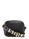 Stella Mccartney Logo Strap Shoulder Bag In Black