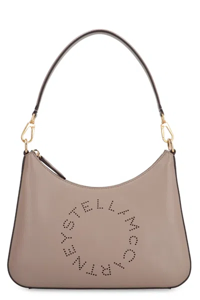 Stella Mccartney Stella Logo Shoulder Bag In Moss