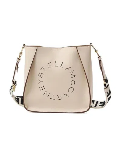 Stella Mccartney Stella Logo Shoulder Bag In Nude