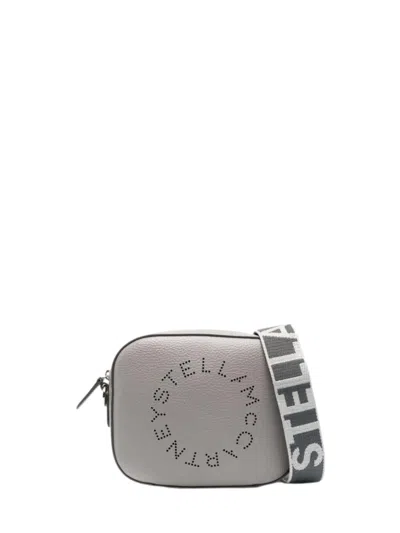 Stella Mccartney Stella Logo Small Camera Bag In Gray