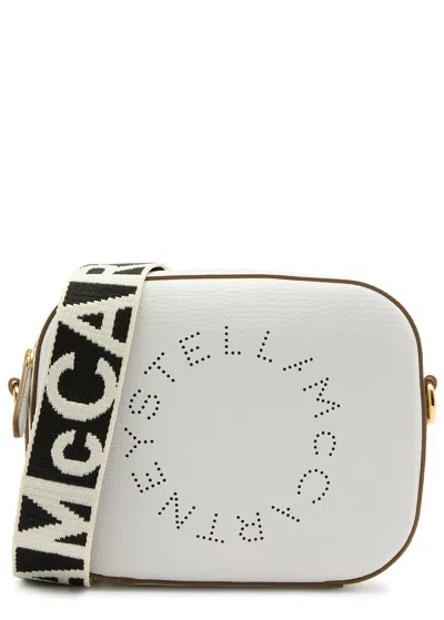 Stella Mccartney Stella Logo Small Camera Bag In White