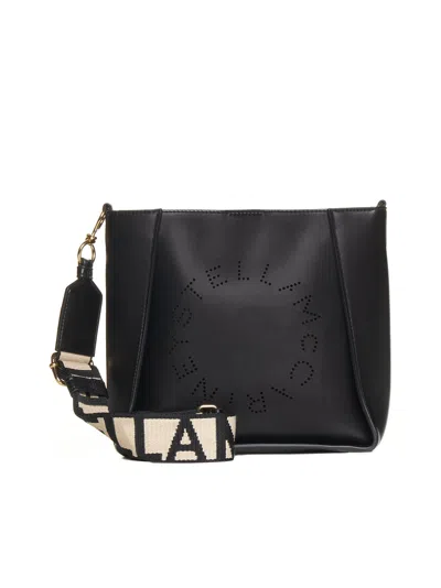 Stella Mccartney Stella Logo Small Shoulder Bag In Black