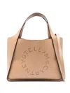 Stella Mccartney Stella Logo Tote Bag In Beige
