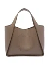 Stella Mccartney Double Handle Shoulder Bag In Brown