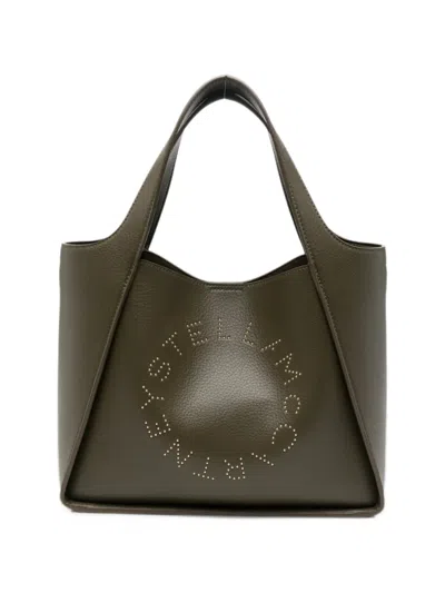 Stella Mccartney Stella Logo Tote Bag In Green