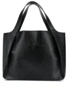 Stella Mccartney Stella Logo Tote In Nero
