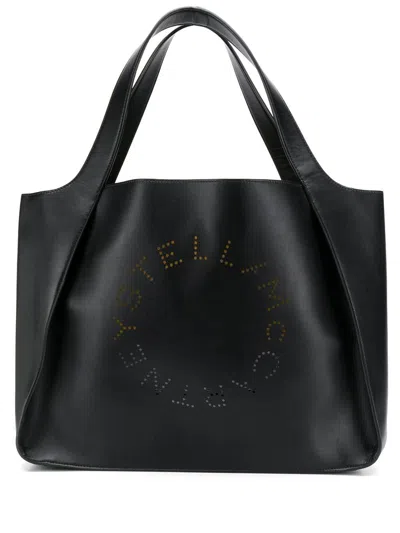 Stella Mccartney Stella Logo Tote Bag In Nero