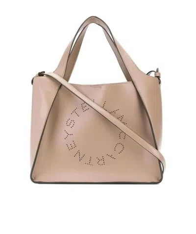 Stella Mccartney Stella Logo Tote Bag In Nude