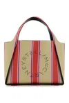 Stella Mccartney Stella Logo Tote Bag In Red (beige)