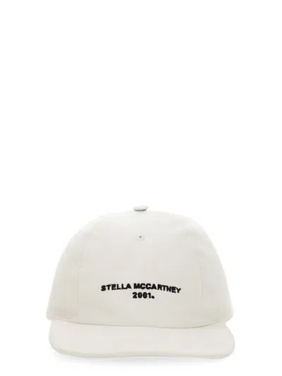 Stella Mccartney Stella Mc Cartney Baseball Hat With Logo Embroidery In White