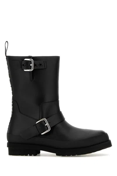 Stella Mccartney Eco-leather Ankle Boot With Adjustable Buckle In Black