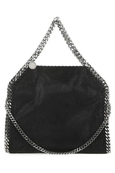 Stella Mccartney Stella Mc Cartney Black Shaggy Deer Mini Falabella Handbag In Pink