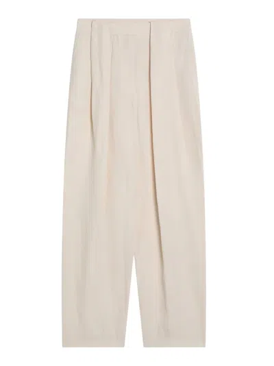 STELLA MCCARTNEY STELLA MC CARTNEY BUTTER LINEN BLEND PANTS
