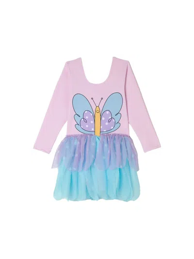 Stella Mccartney Mini Dress With Butterfly Print In Multi