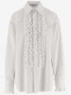 Stella Mccartney Stella Mc Cartney Cotton Shirt With Ruffles
