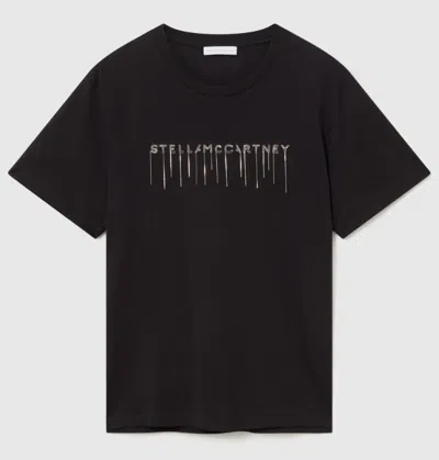 Stella Mccartney Stella Mc Cartney Embroidered Stella Logo T Shir In Multi