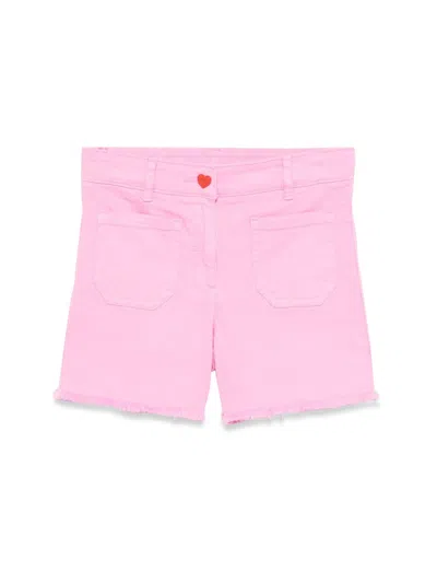 Stella Mccartney Stella Mc Cartney Fabric Bermuda Shorts In Pink