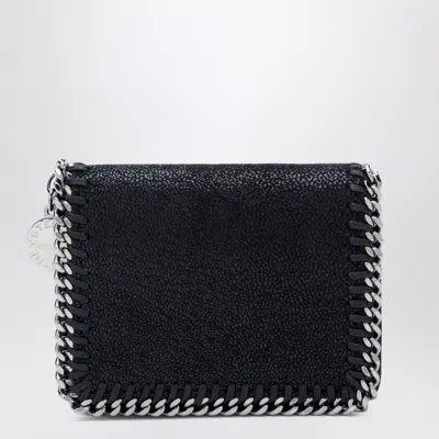 Stella Mccartney Stella Mc Cartney Falabella Black Flap Wallet