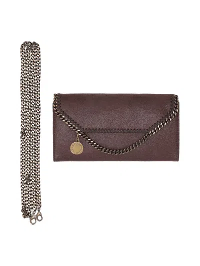 Stella Mccartney Stella Mc Cartney Falabella Continental Wallet W In Brown
