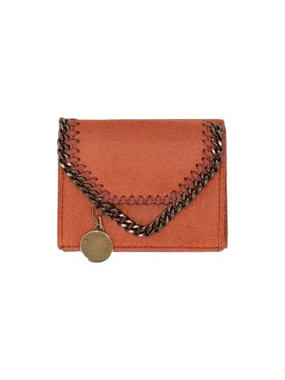 Stella Mccartney Stella Mc Cartney Falabella Trifold Wallet Eco S In Brown