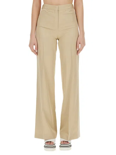 Stella Mccartney Stella Mc Cartney Flare Fit Pants In Brown
