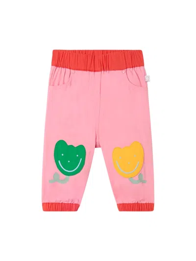 Stella Mccartney "flowers" Pants In Pink