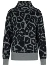 Stella Mccartney Stella Mc Cartney Grey Alpaca Blend Turtleneck Sweater