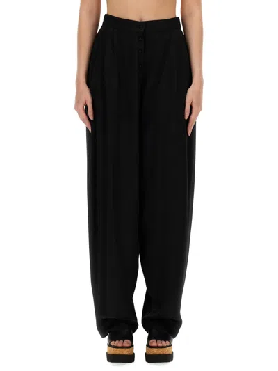 Stella Mccartney Stella Mc Cartney High Waist Pants In Black