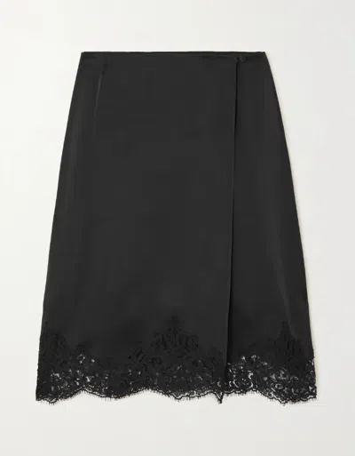 Stella Mccartney Stella Mc Cartney Iconic Lace Skirt In Black