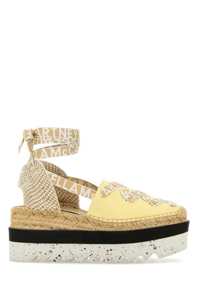 Stella Mccartney Stella Mc Cartney Multicolor Canvas Gaia Espadrilles In Multicoloured