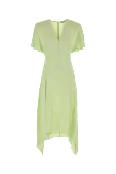 Stella Mccartney Stella Mc Cartney Pastel Green Satin Dress