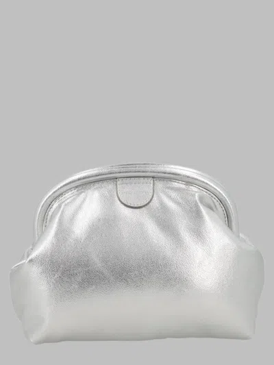 Stella Mccartney Pochette "falabella" Morbida In Silver