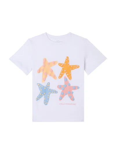 Stella Mccartney "seastars" T-shirt In White