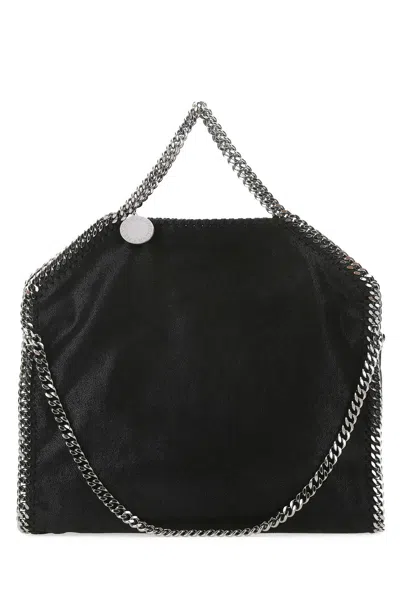 Stella Mccartney Stella Mc Cartney Black Shaggy Deer Medium Falabella Handbag