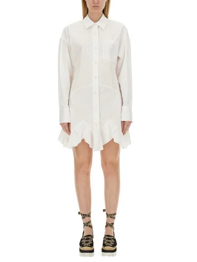 Stella Mccartney Stella Mc Cartney Shirt Dress In White