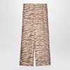 Stella Mccartney Tiger Print Wide-leg Silk Pants
