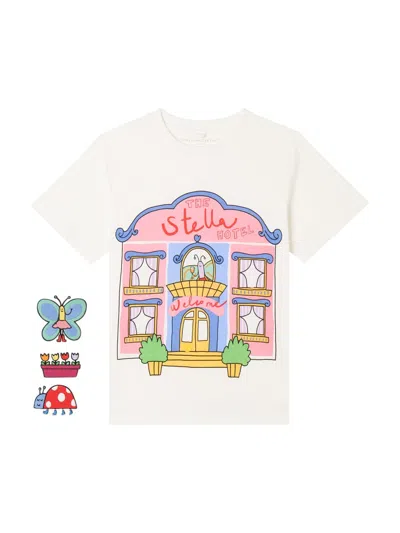 Stella Mccartney Stella Mc Cartney "star Hotel" T Shirt In White