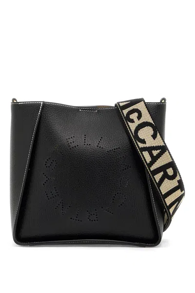 Stella Mccartney Stella Mc Cartney Stella Logo Crossbody Bag In 黑色的