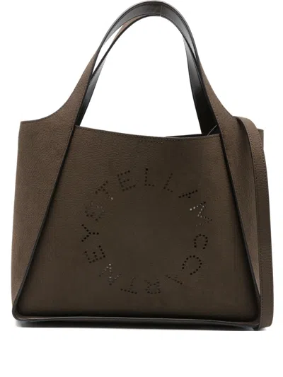 Stella Mccartney Stella Mc Cartney Stella Logo Tote Bag In Brown