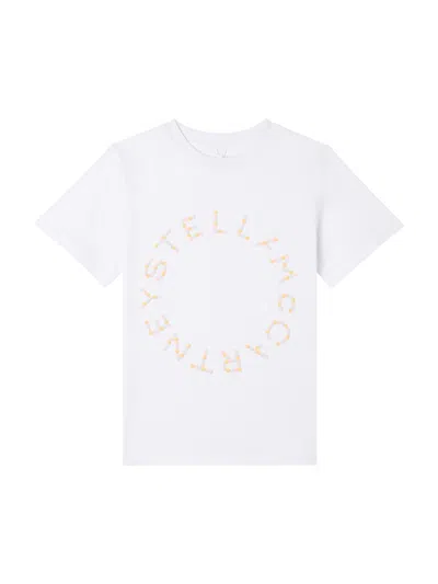 Stella Mccartney Stella Mc Cartney T Shirt With Logo In Multi