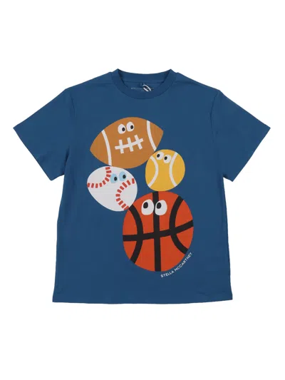 Stella Mccartney Kids' Stella Mc Cartney T-shirt/top In Blue
