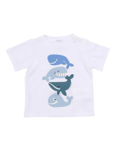 Stella Mccartney Cotton Jersey T-shirt With Print Kids In White