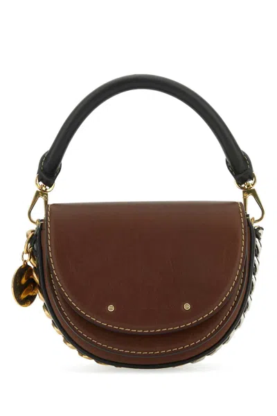 Stella Mccartney Stella Mc Cartney Two Tone Alter Mat Frayme Handbag In Brown