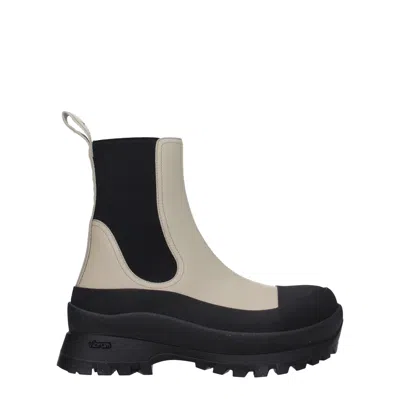 Stella Mccartney Stella Mc Cartney Vibram Boots Women Eco Leather Black/taupe